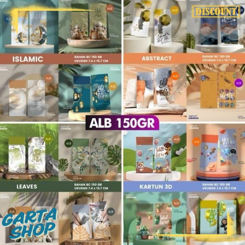 

Amplop Lebaran Premium | Amplop Lebaran Aster 150Gsm | Isi 100Pcs 4Motif (Sesuai Tema) | Amplop Lebaran Kekinian Terlengkap Dan Termurah