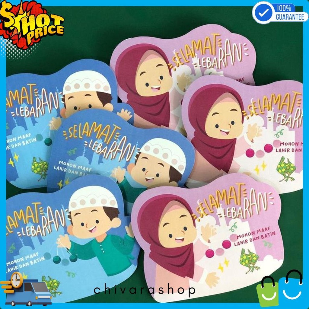 

Amplop Lebaran Lucu / Amplop Lebaran Bentuk 3D Ready Stock Isi 6 Pcs Terlengkap Dan Termurah