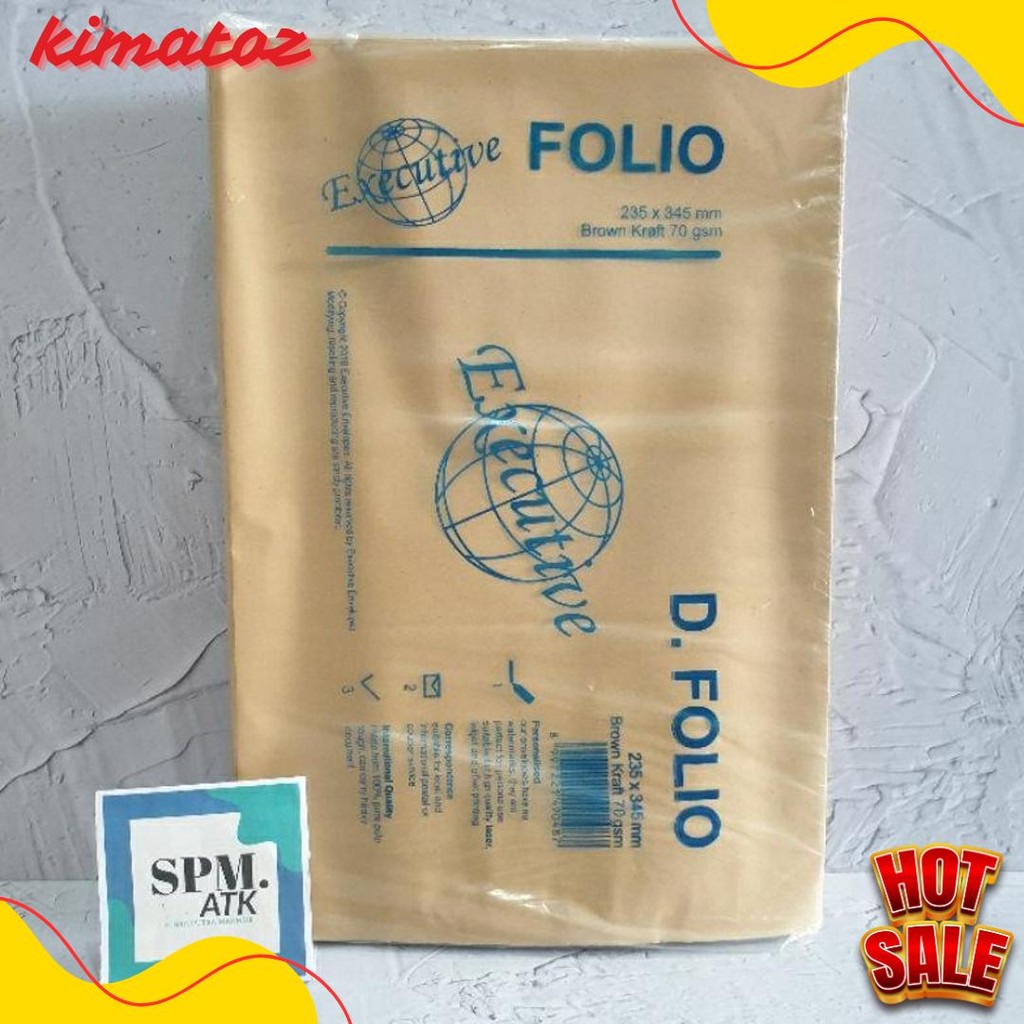 

( 100 Pcs ) Amplop Coklat Folio Executive Khusus Instant/Sameday Terlaris! Produk Ini Banyak Dicari