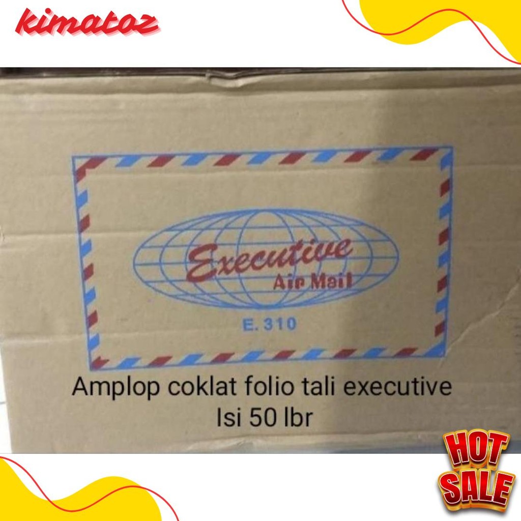 

Amplop Coklat Tali Airmail Executive Ukuran Folio 1Box 50Pcs Untuk Melamar Kerja / Mengirim Dokumen Terlaris! Produk Ini Banyak Dicari