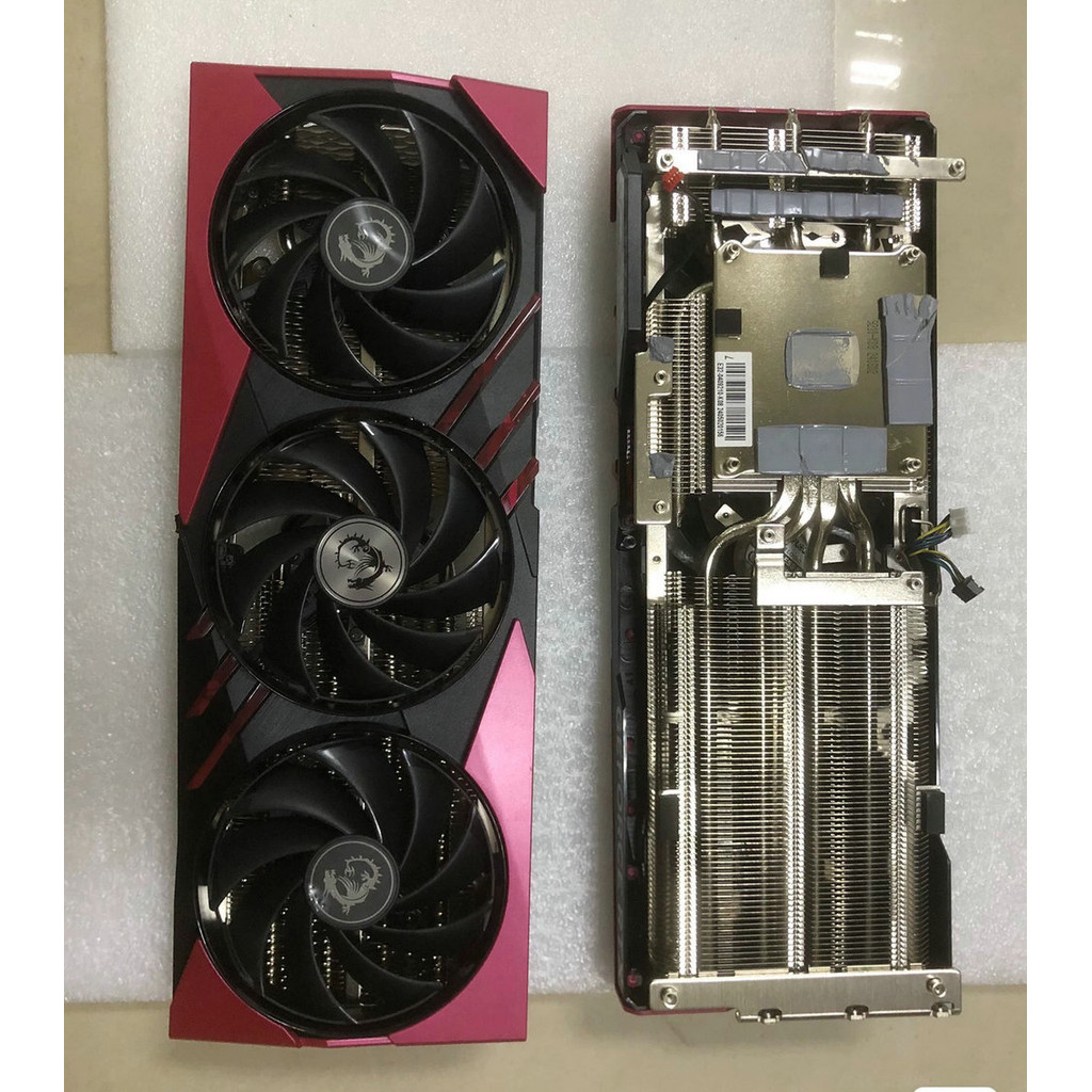 GPR The Cooler Radiator for MSI RTX4070 SUPER Pitch 59*68MM Graphics Video Card with BackPlate