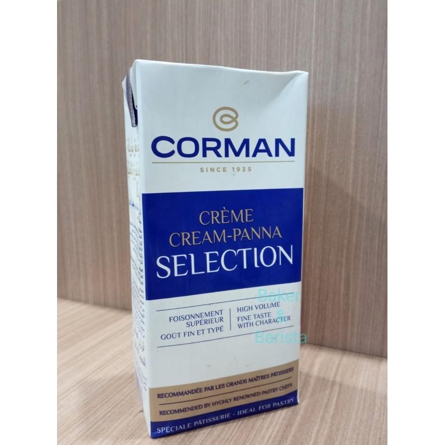 

<<<<<] Corman Whipping Cream Panna 1L Krim Kental 35% Fat Whipped Whip Creme