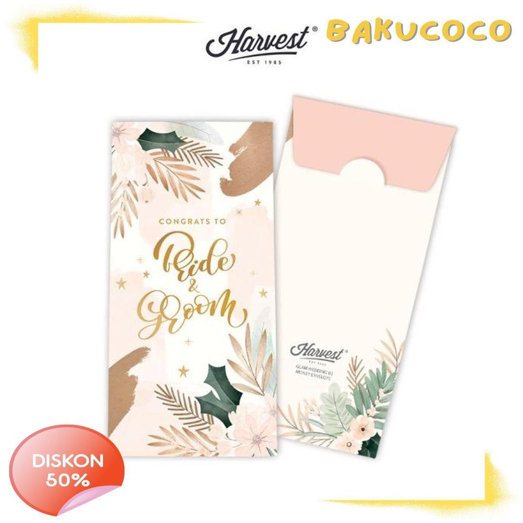 

Amplop / Angpao Wedding Harvest Isi 6 Glam Wedding Terlengkap Dan Termurah