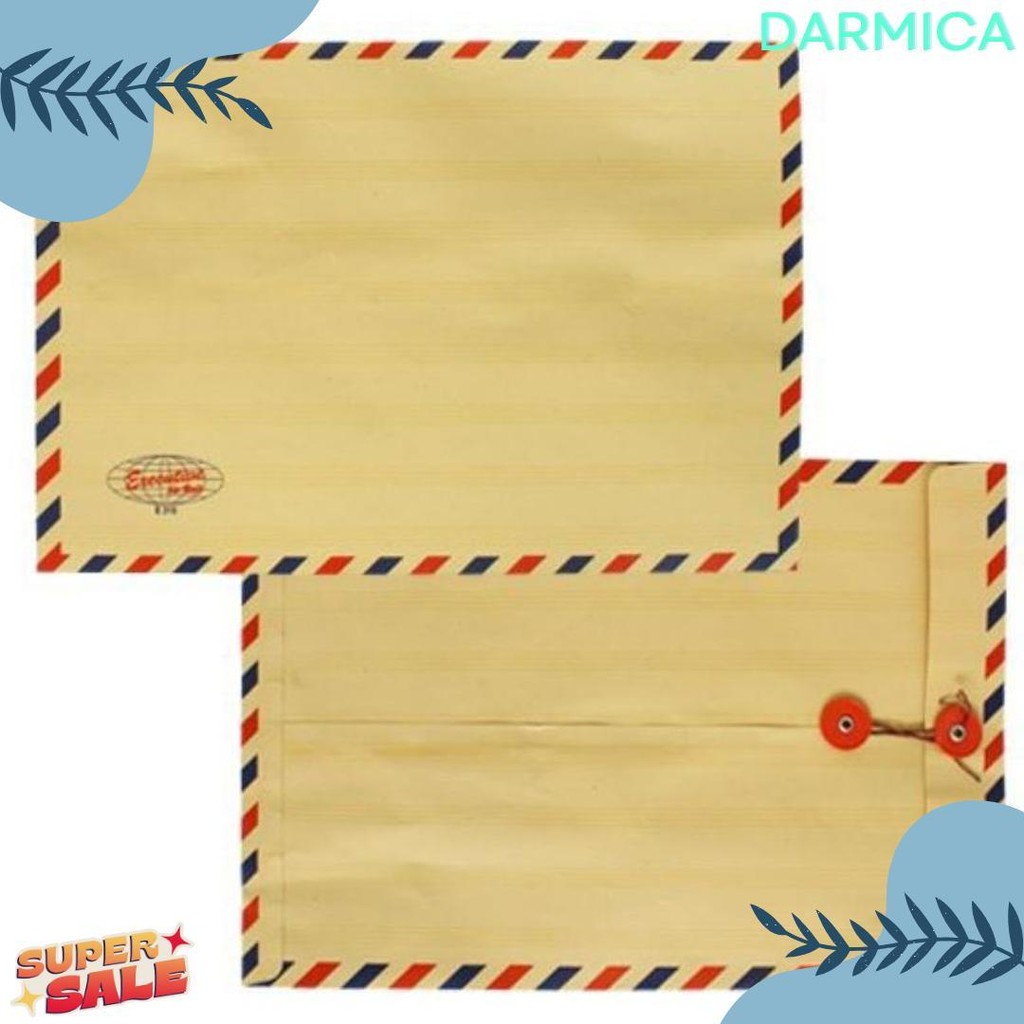 

Amplop Coklat Tali Airmail Executive Ukuran Folio 1Box 50Pcs Untuk Melamar Kerja / Mengirim Dokumen Flash Sale! Diskon Hingga 70%