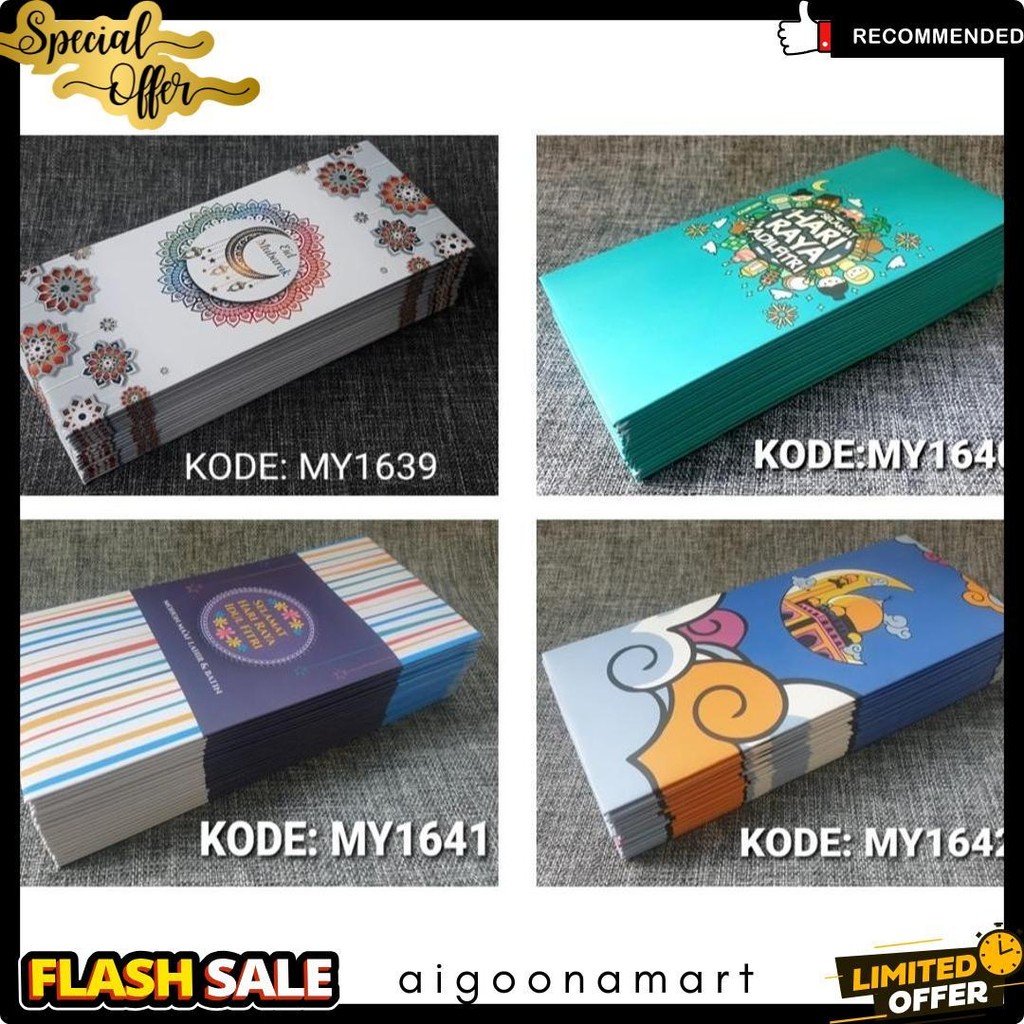 

Amplop Lebaran Exlcusive - Angpau Uang Kode My1634 Terlengkap Dan Termurah
