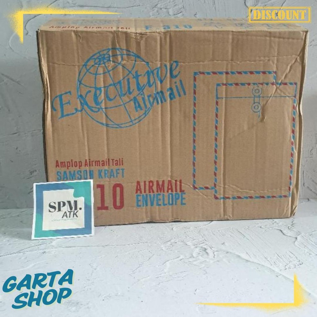 

Amplop Tali 310 Airmail Executive Diskon