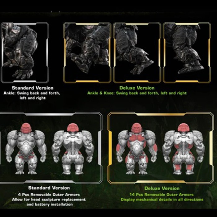 SALE ASLI YOLOPARK TRANSFORMERS ROTB ROBOT OPTIMUS PRIMAL KINGKONG BESAR 62CM SISTEM IES DELUXE