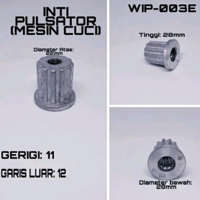 %%%%] INTI PULSATOR MESIN CUCI LG GERIGI AS 11