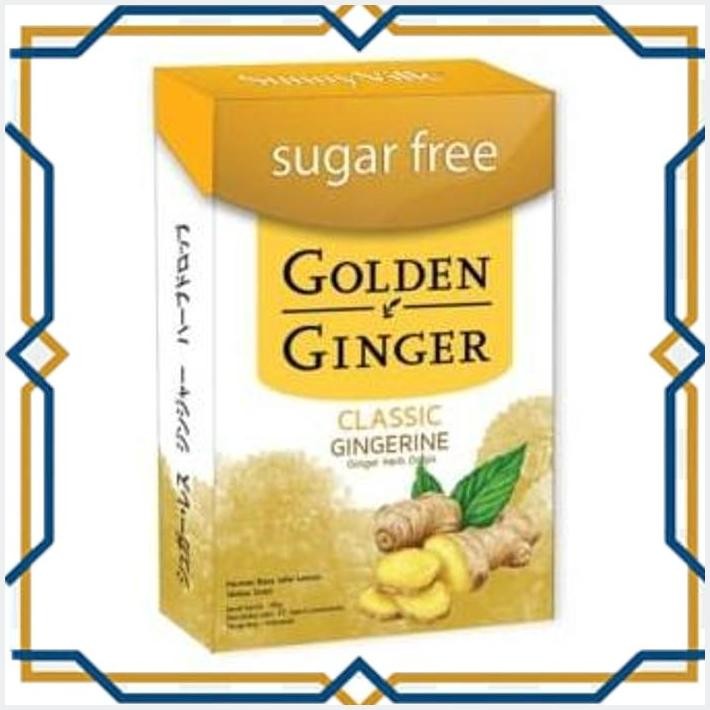 

[TSJ] GOLDEN GINGER PERMEN JAHE CLASSIC GINGERINE 45 GR