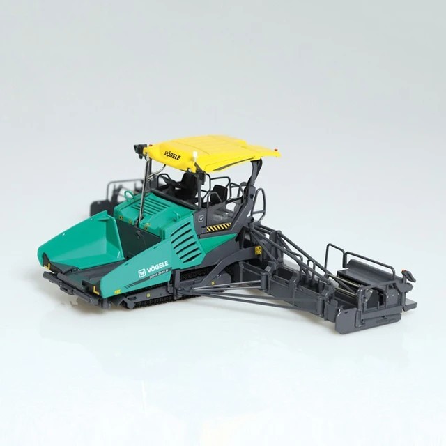 Miniatur Diecast Alat Berat Vogele Super 2100 Tracked Aspal Paver Scala 1/50