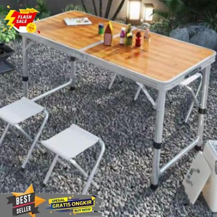 TODAY HOAS MEJA LIPAT KOPER HPL MEJA KAKI BULAT MEJA SERBAGUNA MEJA LIPAT PORTABLE