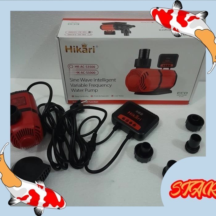 pompa celup kolam ikan HIKARI HK AC S 3500 INV pompa air water pump
