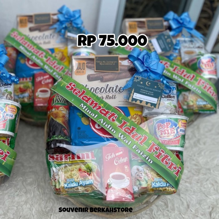 

Terbatas Parcel lebaran 75k/paket idul fitri/ paket parcel snack Lebaran!