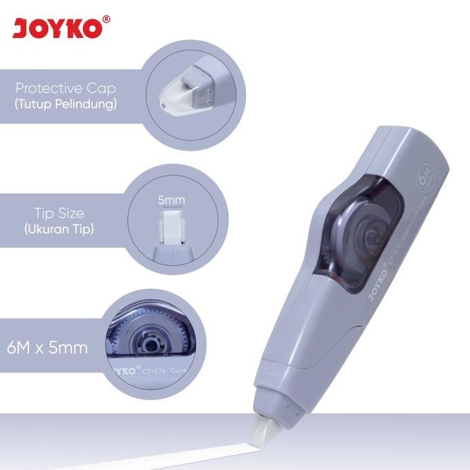 

Pita Koreksi Correction Tape Joyko CT-574