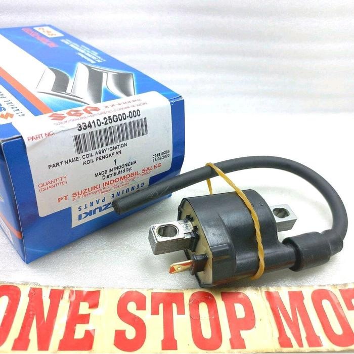 COIL KOIL PENGAPIAN SATRIA FU 150 KARBU 25G00 ASLI ORIGINAL SGP SUZUKI GENUINE PARTS SGP