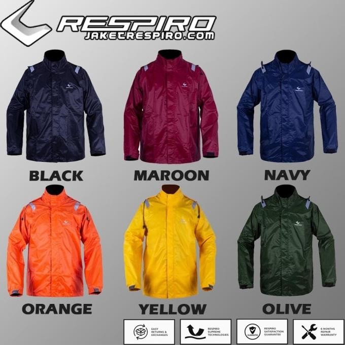 " Mantel Jas Hujan Respiro The Challenger R2 Original Asli Eiger Axio "