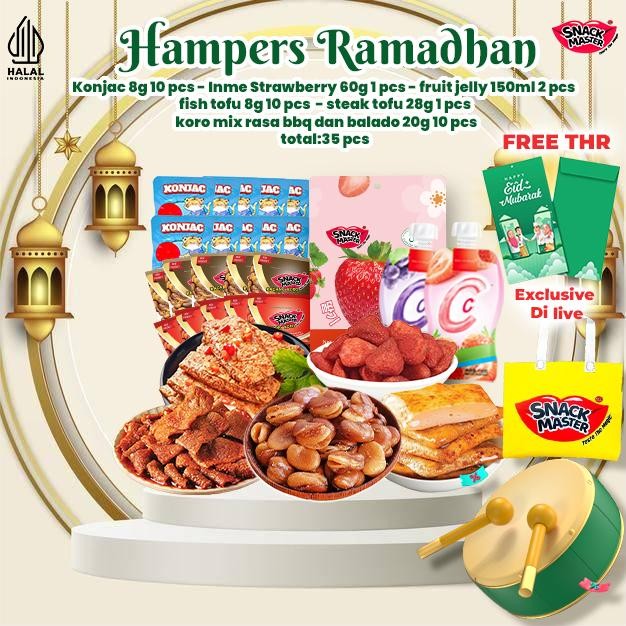 

[SPECIAL HAMPERS RAMADHAN] HAMPERS / PARCEL BINGKISAN SNACK LEBARAN PACKAGE 35 PCS PAKET CEMILAN