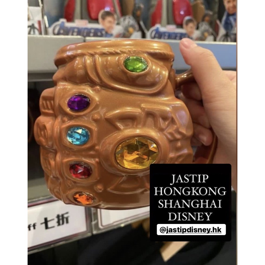 TERLARIS Gelas Thanos Marvel Disneyland / Mug Marvel Disneyland / Jastip Disney