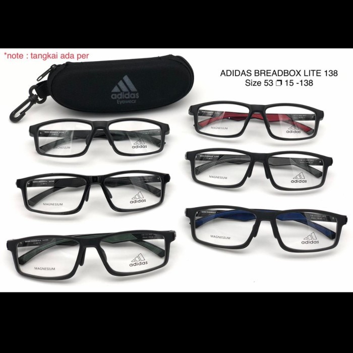 Frame Kacamata Pria Adidas Sporty 138 Ada Pegas Grade Original