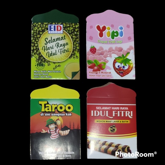 

Promo amplop angpao lebaran snack viral uang lipat 2 - susu frozen Elegan