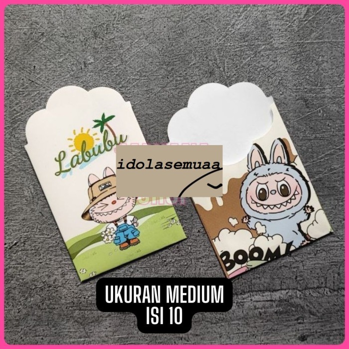 

Grosir Amplop lebaran labubu lucu unik 2025 ampau angpao idul fitri karakter isi 10 idolasemuaa - L8 Keren