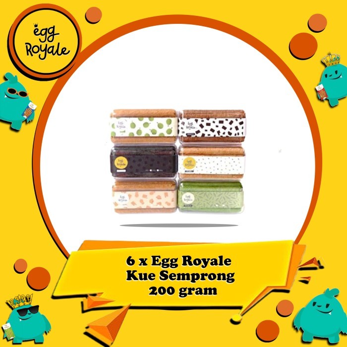

PAKET 6 PCS EGG ROYALE 200GR MIX RASA