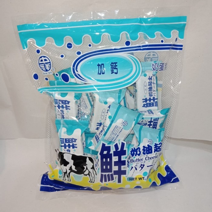 

BISKUIT CHUNG HSIANG MILK BUTTER CHEESE 360GR BISCUIT CRACKERS