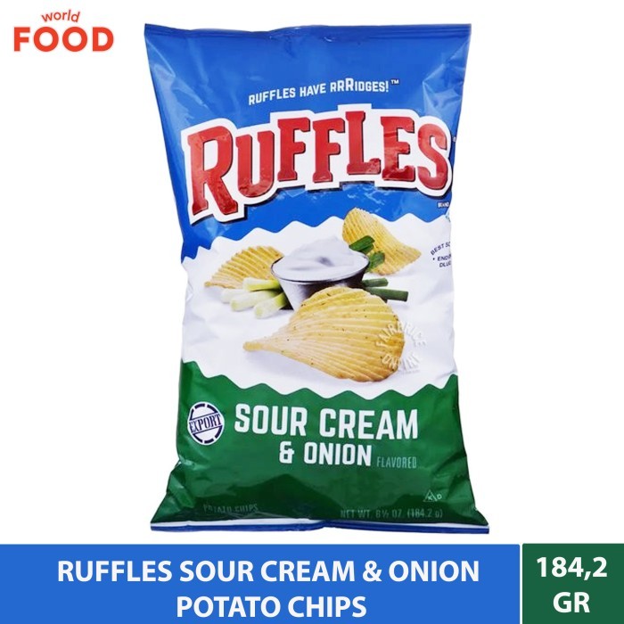 

RUFFLES SOUR CREAM & ONION