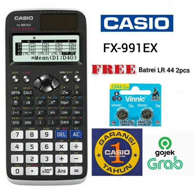 

Terlaris Kalkulator Casio Fx 991Ex Original Ready Stok