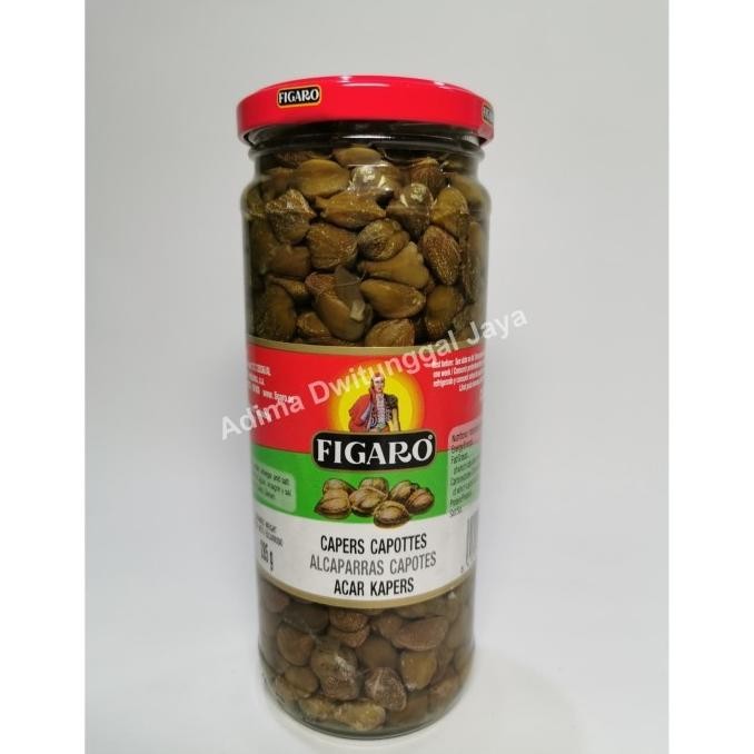 

Buah Zaitun Figaro / Figaro Capers in Vinegar Capottes 450 gr / Pickle