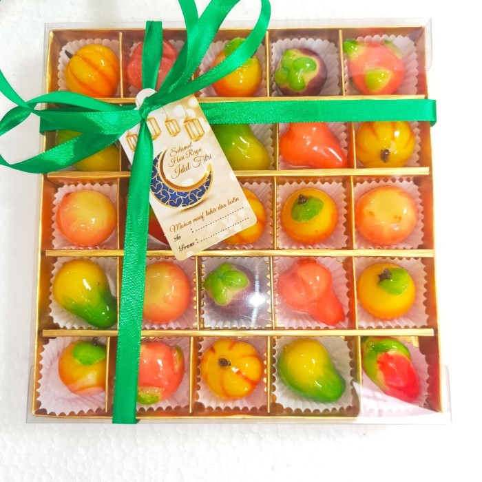 KUE HAMPERS IMLEK , KUE BUAH MINI THAILAND, LUKCHUP, DESSERT, IMLEK