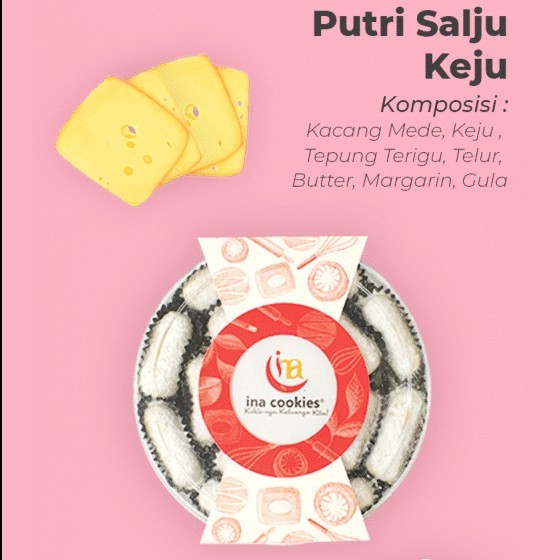 

PUTRI SALJU KEJU TOPLES REGULER INA COOKIES KUE KERING LEBARAN PREMIUM