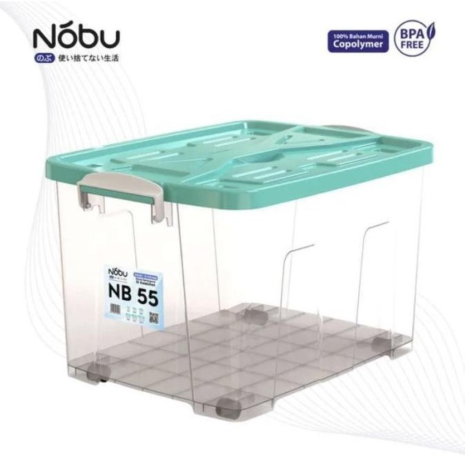 Sale Box Container Bening 55 Liter + Roda - Kontainer Box / Container Box