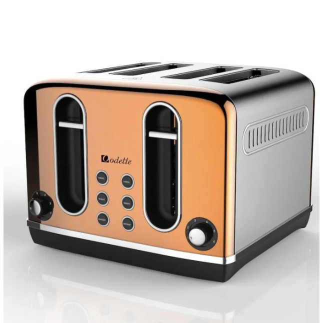 

Odette Bread Toaster T395BN 4 Slice Toaster Wide Slot