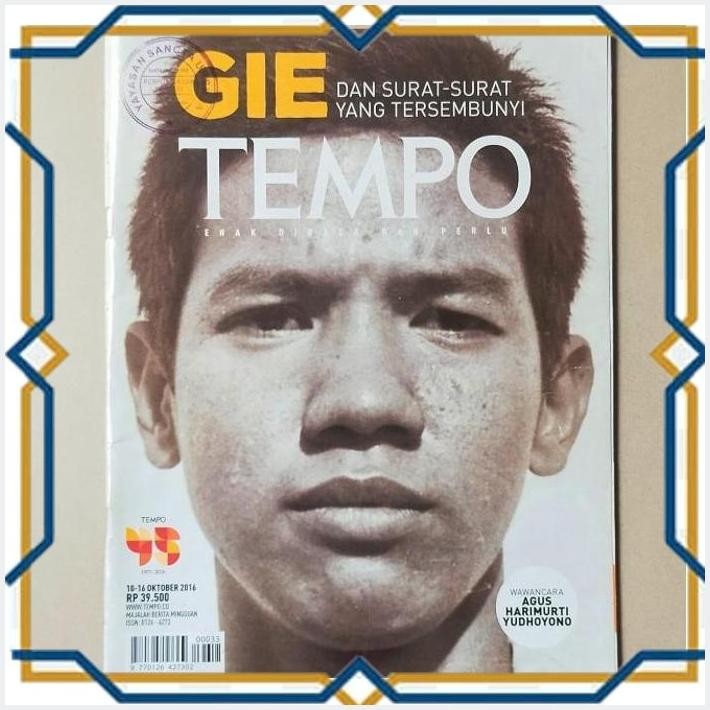 

[LAP] TEMPO EDISI KHUSUS : GIE DAN SURAT-SURAT YANG TERSEMBUNYI