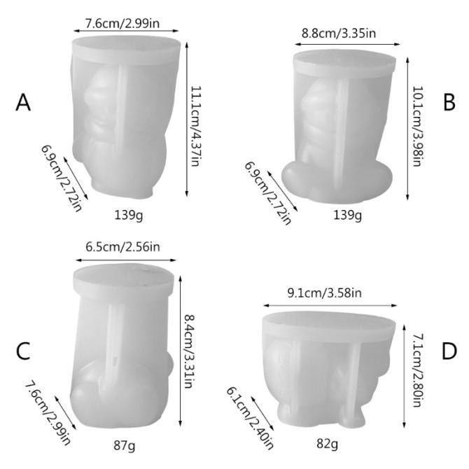 

RESTOCK SELAN LUCU SNOWMAN BERBENTUK EPOXY RESIN SILIKON CETAKAN DIY PLESTER