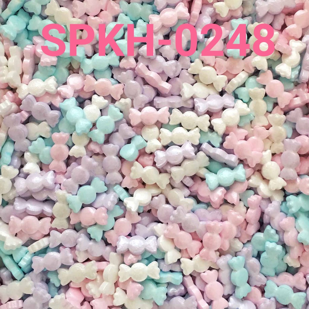 

SPKH-0248 Sprinkles sprinkle sprinkel 500gr candy putih pink biru (SPRINKLES)
