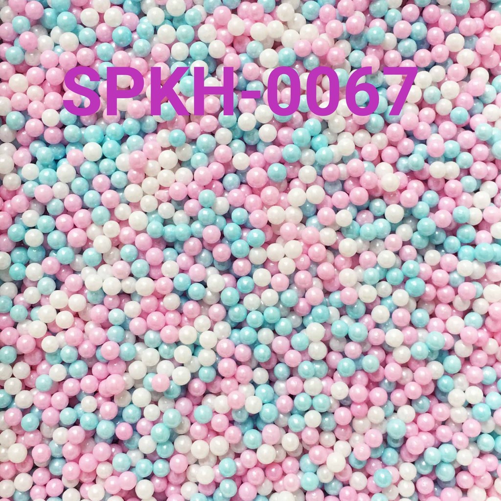 

SPKH-0067 Sprinkles sprinkle sprinkel 500gr mutiara putih biru pink (SPRINKLES)