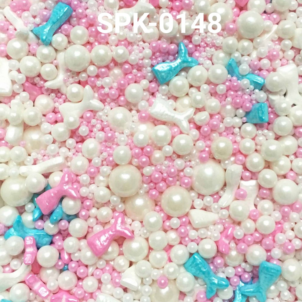 

SPK-0148 Sprinkles sprinkle sprinkel 1kg 1 kg mutiara ekor duyung mix (SPRINKLES)