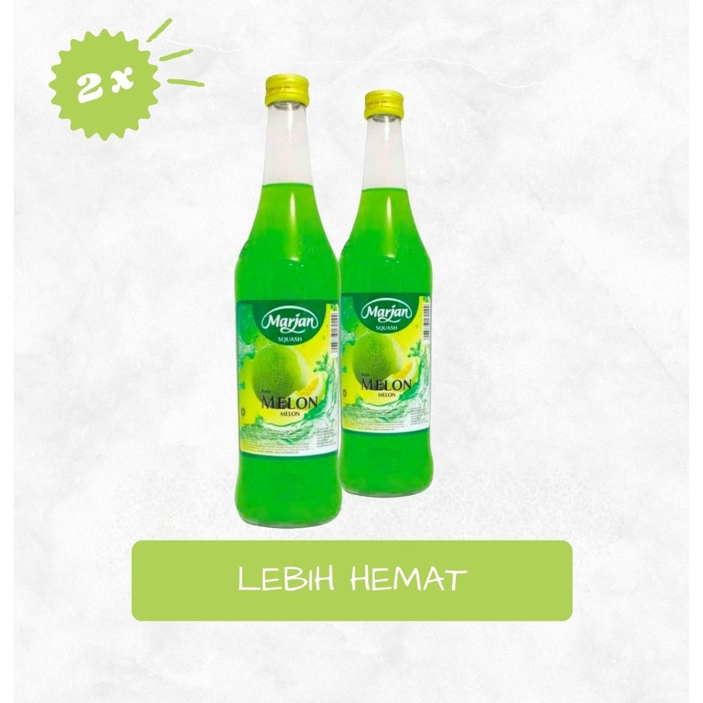 

Bundle - 2 x Marjan Sirup Squash Melon 450 ml