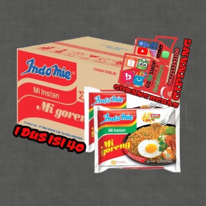 

INDOMIE GORENG 1 DUS ISI 40
