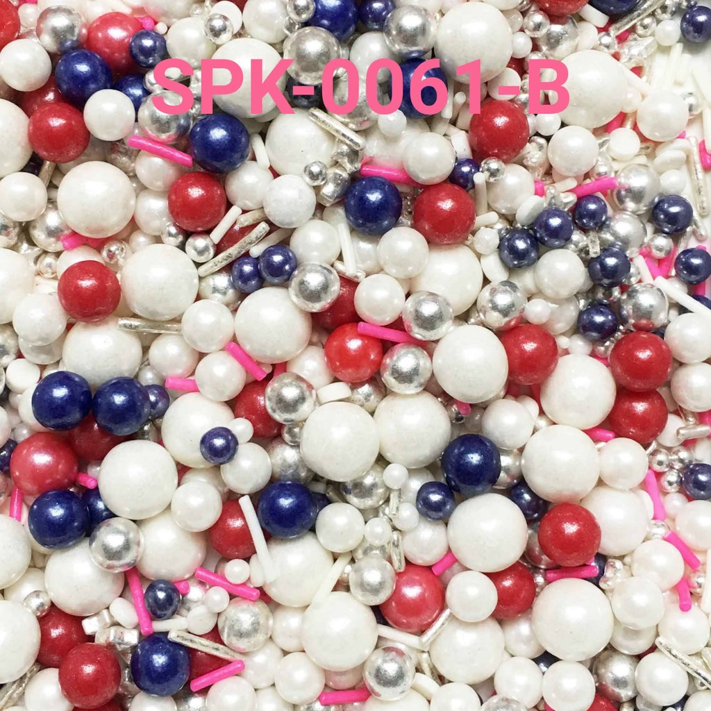 

SPK-0061-B Sprinkles sprinkle sprinkel 1kg 1 kg kilo mutiara meses (SPRINKLES)