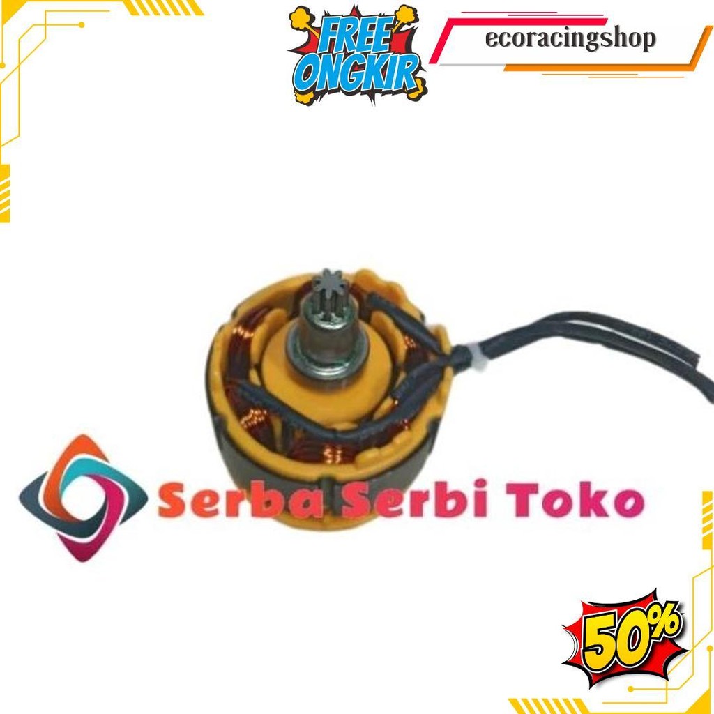 Dinamo Motor Driver Brushless Impact Wrench 330Nm-400Nm Jld Tools Kamolee Siap Kirim