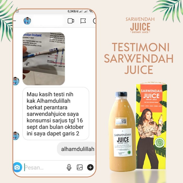 

[ MINI / 350 ML ] SARWENDAHJUICE / SARWENDAH JUICE / JUS SARWENDAH