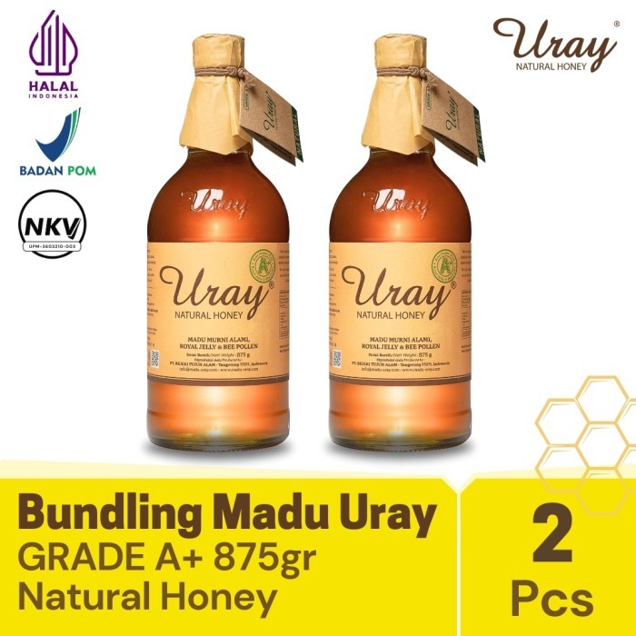 

BUNDLING 2 PCS MADU URAY NATURAL HONEY 875GR - MADU HUTAN MURNI
