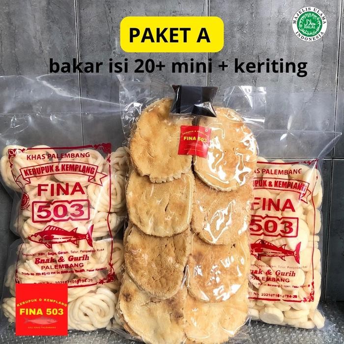 

New PAKET A (KEMPLANG BAKAR ISI 20 LONJONG + KERUPUK + MINI Ready