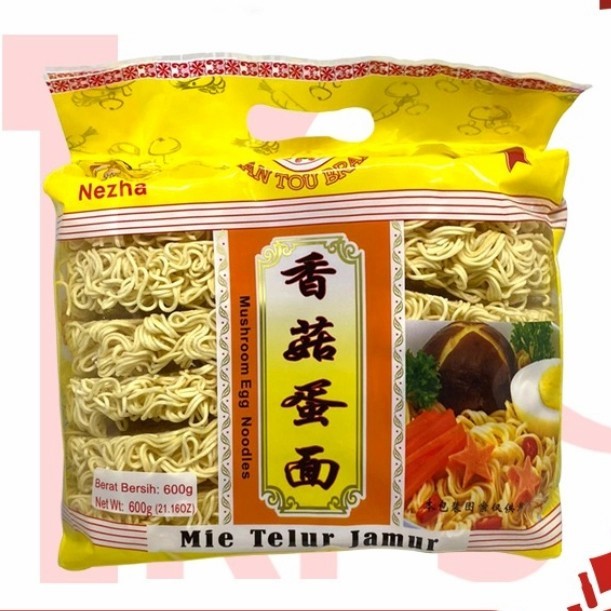 

Ina - Mushroom Egg Noodles - Mie Telur Jamur Nezha Xian Tou Brand 600 Gr