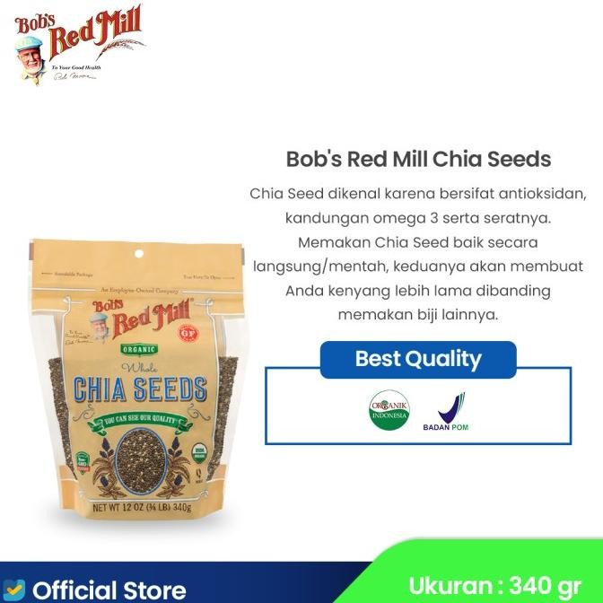 

Bob's Red Mill Organic Whole Chia Seeds 340 gr