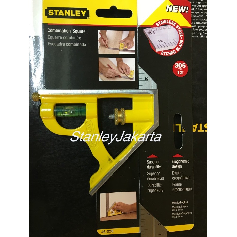 

TERBARU! Stanley 12" Diecast Combination Square Metric / 46028