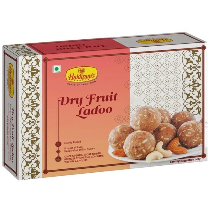 

;&;&;&;&] DRY FRUITS LADOO HALDIRAM'S 250G / Manisan India / Indian Sweets